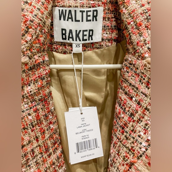 Walter Baker Lana Belmont Tweed Jacket Size XS - Picture 2 of 4
